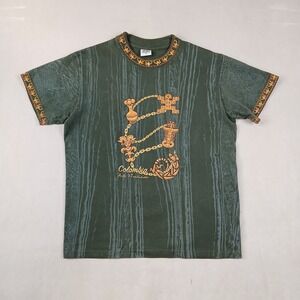 AS Collection Medium Mens T Shirt Columbia Lizard 20x25 Artisan Vintage 90s
